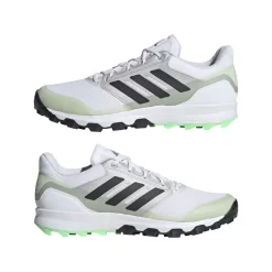 Adidas Flexcloud 2.1 Hockey Shoes - White (2023/24) -Hockey Shop adidas flexcloud 21 hockey shoes white 2022 23 10