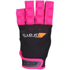 Grays Anatomic Pro Hockey Glove - Black/Pink (2023/24)