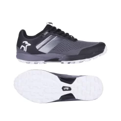Kookaburra Shadow Junior Hockey Shoes - Black/White (2022/23)