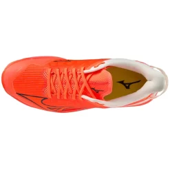 Mizuno Wave Leopardus Hockey Shoes - Neon Flame (2023/24) -Hockey Shop mizuno wave leopardus hockey shoes neon flame 2023 24 3