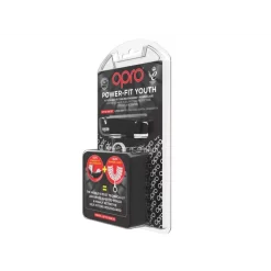 OPRO Power-Fit Junior Mouthguard - Black/White -Hockey Shop opro power fit junior mouthguard black white 2