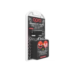 OPRO Power-Fit Junior Mouthguard - Black/White -Hockey Shop opro power fit junior mouthguard black white 3
