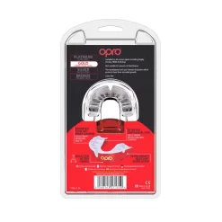 OPRO Self-Fit GEN4 Junior Gold Mouthguard - Red/Pearl -Hockey Shop opro self fit gen4 junior gold mouthguard red pearl 3