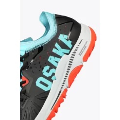 Osaka IDO MK1 Standard Hockey Shoes - Analog Black/Aqua Blue (2021/22) -Hockey Shop osaka ido mk1 standard hockey shoes analog black aqua blue 2021 22 4