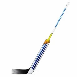 Warrior Ritual V1 Pro Intermediate Goalie Stick -Hockey Shop warrior goalie sticks warrior ritual v1 pro intermediate goalie stick silver white blue mid l 23 5 28796860235842
